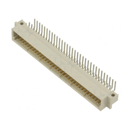 Soclu DIN 41612 tip C tată 64 pini THT 90° | Electronic-mag.ro | Componente Electronice