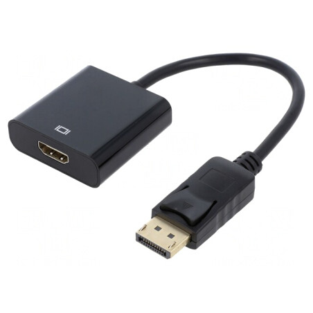 Adaptor DisplayPort la HDMI 0.1m | Electronic-mag.ro | Componente Electronice