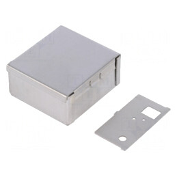 Carcasă ecranare oțel 50x54x26mm cu compartiment | Electronic-mag.ro | Componente Electronice