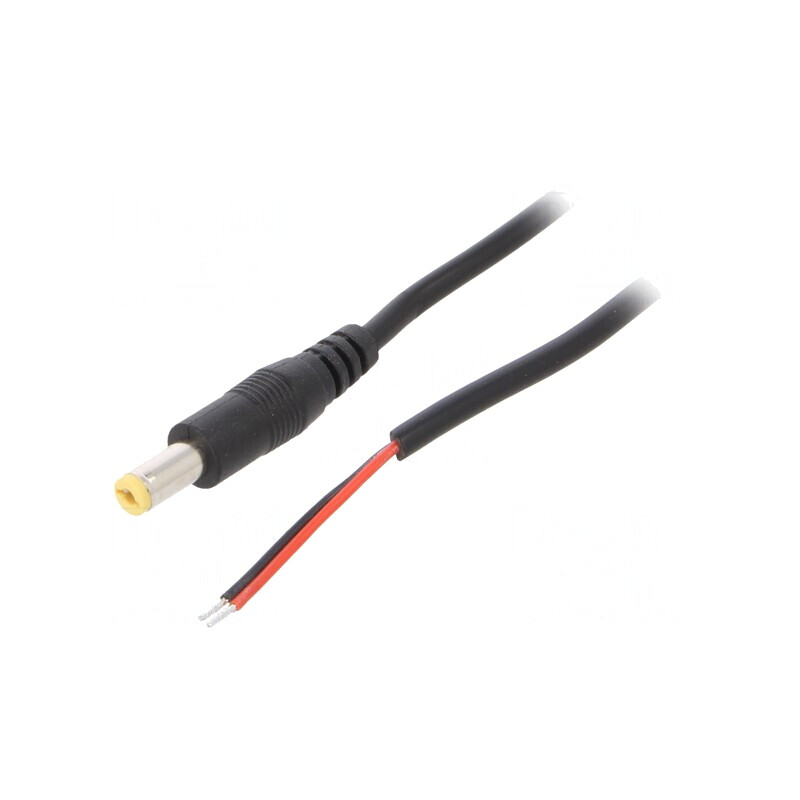 Cablu Alimentare DC Negru 3m 5,5/2,1mm 2x0,5mm² | Electronic-mag.ro | Componente Electronice Cablu Alimentare DC Negru 3m 5,5/2,1mm 2x0,5mm² | Electronic-mag.ro | Componente Electronice