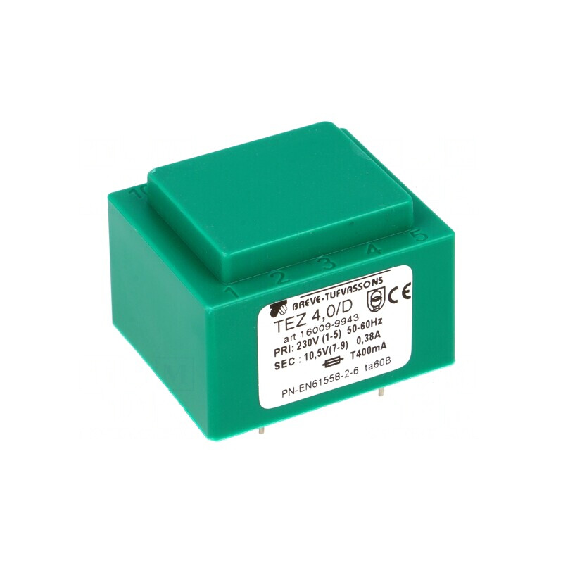 Transformator Encapsulat 4VA 230VAC 10,5V PCB | Electronic-mag.ro | Componente Electronice