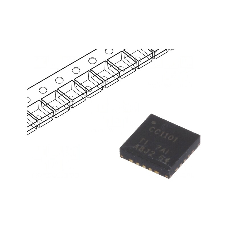 Emițător-Receptor RF 600kbps 1,8-3,6V SPI SMD QFN20 | Electronic-mag.ro | Componente Electronice