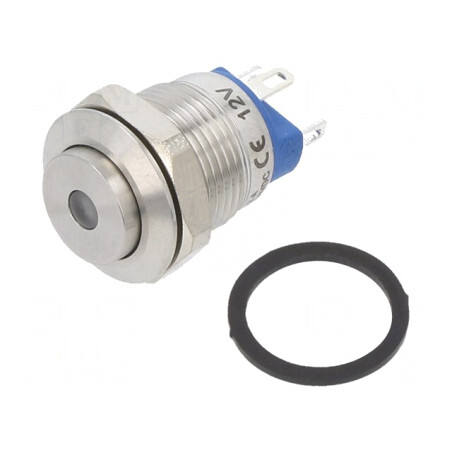 Comutator anti-vandal galben 2A 36V IP65 | Electronic-mag.ro | Componente Electronice
