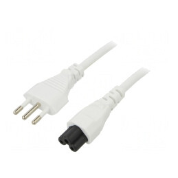 Cablu Alimentare IEC C5 3m 10A 3x0.75mm2 | Electronic-mag.ro | Componente Electronice