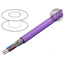 Cablu DeviceNet Cu FRNC Violet 22AWG/24AWG