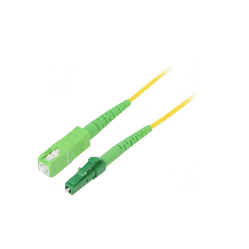 Patch cord fibră OS2 LC/APC-SC/APC 5m galben LSZH | Electronic-mag.ro | Componente Electronice