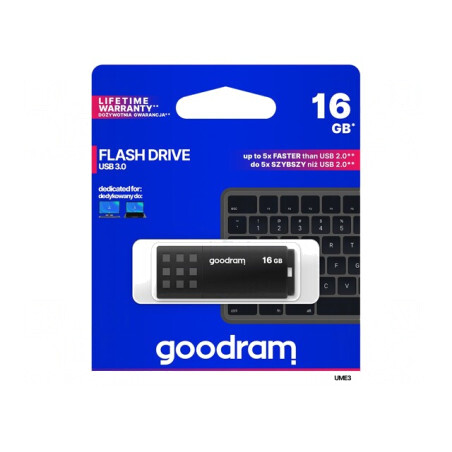 Memorie USB 3.0 16GB Neagră | Electronic-mag.ro | Componente Electronice