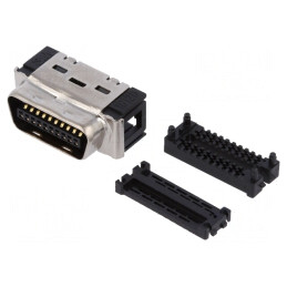 Conector MDR 20-Pin Ecranat pe Cablu Poliester Mufă Tată | Electronic-mag.ro | Componente Electronice