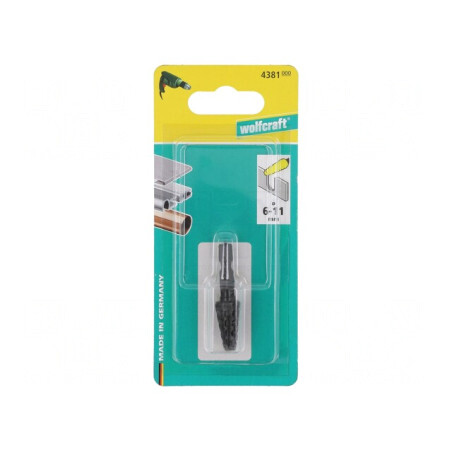Freză Biax 6-11mm Oțel de Scule Lemn Hexagonal 1/4 | Electronic-mag.ro | Componente Electronice
