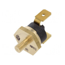 Termostat SPST-NC 90°C 16A 250VAC Terminali 6,3mm | Electronic-mag.ro | Componente Electronice