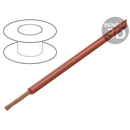 Cablu Electric FLRY-B 1x16mm2 Cu PVC Roșu 100m | Electronic-mag.ro | Componente Electronice