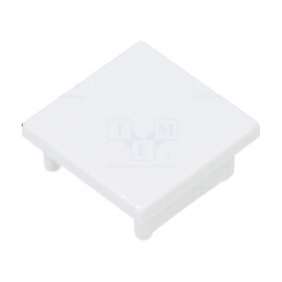 Obturator Alb pentru Profile LED, Set 20 Buc. | Electronic-mag.ro | Componente Electronice