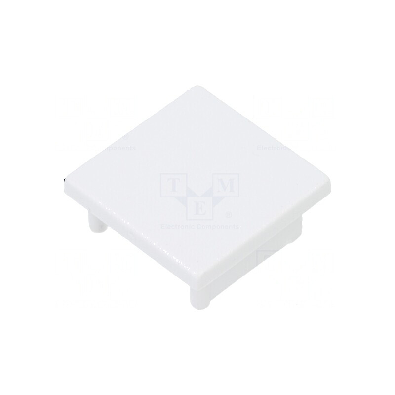 Obturator Alb pentru Profile LED, Set 20 Buc. | Electronic-mag.ro | Componente Electronice