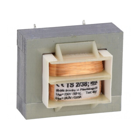 Transformator 2VA 230V AC 24V 60mA IP00 cu șurub | Electronic-mag.ro | Componente Electronice