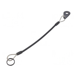 Cablu de asigurare PVC oțel inoxidabil 150mm | Electronic-mag.ro | Componente Electronice