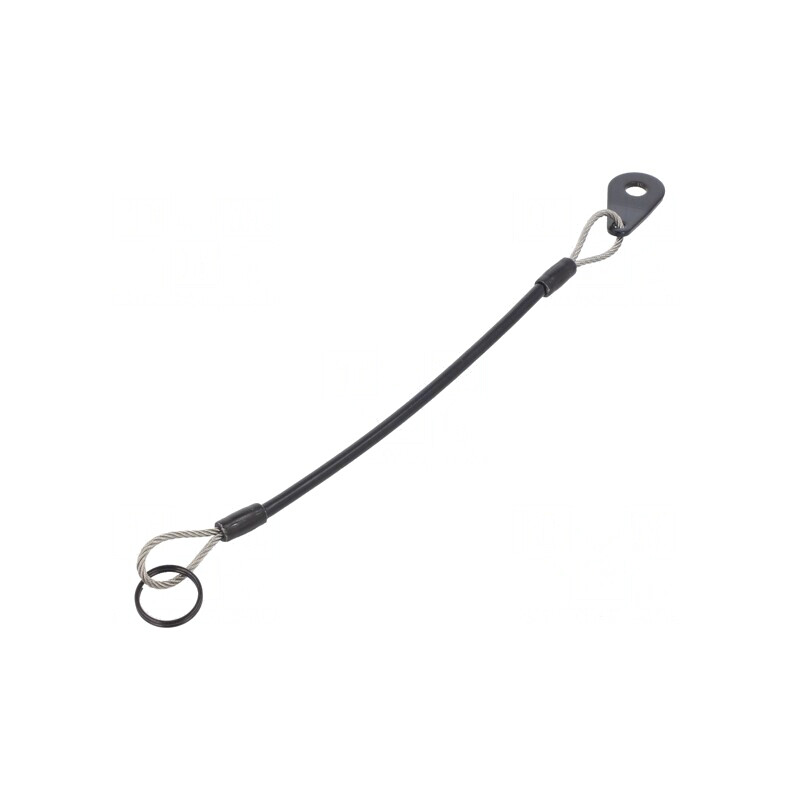 Cablu de asigurare PVC oțel inoxidabil 150mm | Electronic-mag.ro | Componente Electronice