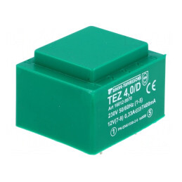 Transformator Encapsulat 4VA 230V AC 12V 333mA PCB | Electronic-mag.ro | Componente Electronice