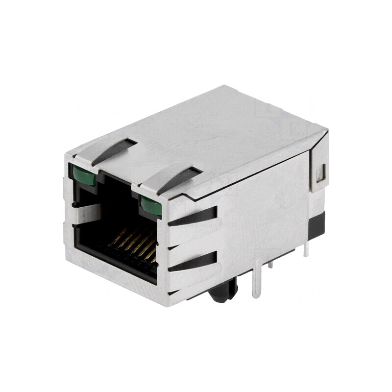 Soclu RJ45 ecranat cu LED 8p8c THT | Electronic-mag.ro | Componente Electronice Soclu RJ45 ecranat cu LED 8p8c THT | Electronic-mag.ro | Componente Electronice