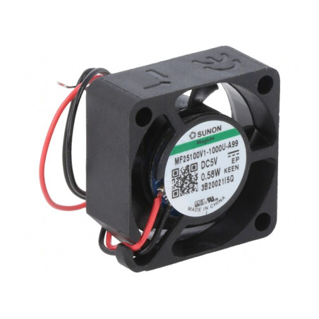 Ventilator axial 5V 25x25x10mm 5,94m3/h 23dBA | Electronic-mag.ro | Componente Electronice