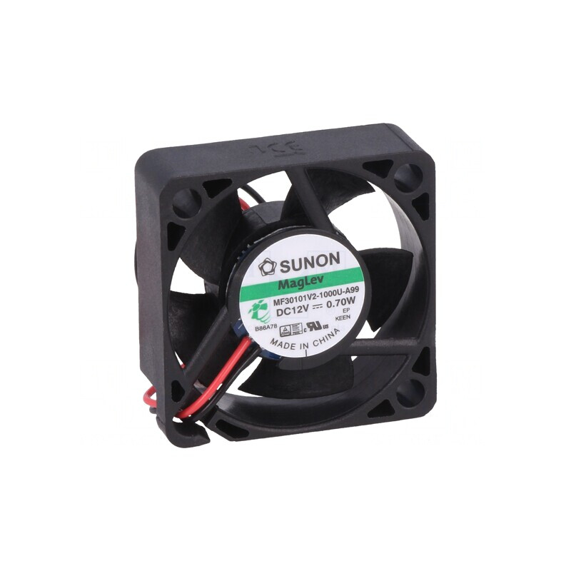 Ventilator axial 12V DC 30x30x10mm 7,77m3/h 20dBA | Electronic-mag.ro | Componente Electronice