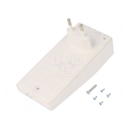 Carcasă Alimentator ABS Alb 120x56x18mm | Electronic-mag.ro | Componente Electronice