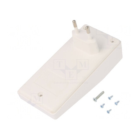 Carcasă Alimentator ABS Alb 120x56x18mm | Electronic-mag.ro | Componente Electronice