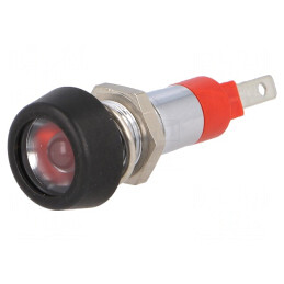 Lampă de control LED roşie 24-28V Ø8.2mm | Electronic-mag.ro | Componente Electronice