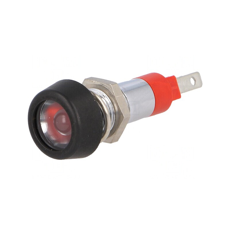 Lampă de control LED roşie 24-28V Ø8.2mm | Electronic-mag.ro | Componente Electronice