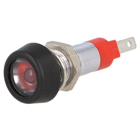Lampă de control LED roşie 24-28V Ø8.2mm | Electronic-mag.ro | Componente Electronice
