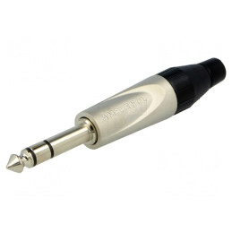 Mufă Jack 6,3mm Stereo Drept pe Cablu