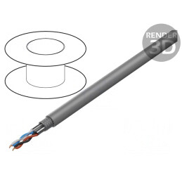 Cablu DeviceNet Cu PVC Gri 1x2x22AWG și 1x2x24AWG | Electronic-mag.ro | Componente Electronice
