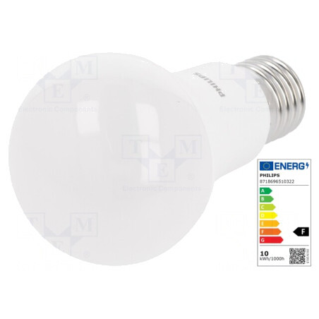 Lampă LED E27 10W 4000K 1055lm Alb Neutru | Electronic-mag.ro | Componente Electronice