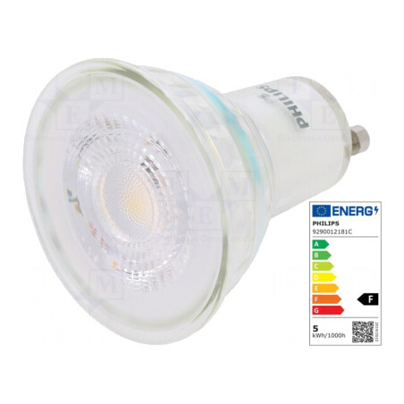 Lampă LED GU10 3000K 370lm 4,6W | Electronic-mag.ro | Componente Electronice