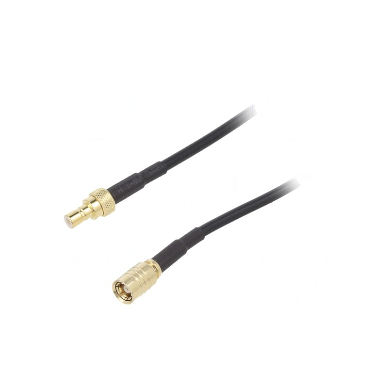 Cablu SMB 3m Tată-Mamă Ecranat Negru Drept | Electronic-mag.ro | Componente Electronice