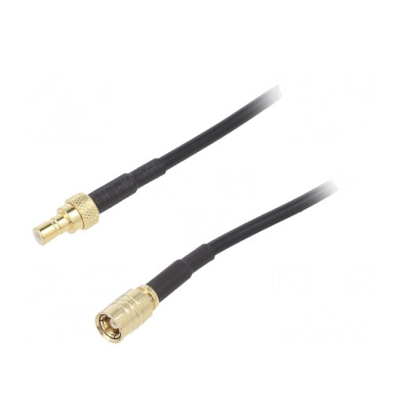 Cablu SMB 3m Tată-Mamă Ecranat Negru Drept | Electronic-mag.ro | Componente Electronice