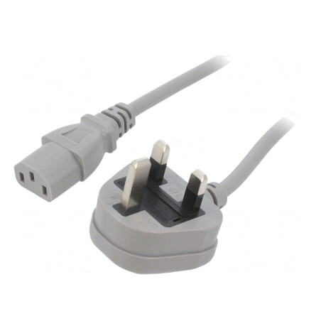 Cablu Alimentare 1,8m Grij C13 BS 1363 | Electronic-mag.ro | Componente Electronice