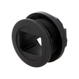 Carcasa neagră 22mm IP20 -25÷70°C | Electronic-mag.ro | Componente Electronice