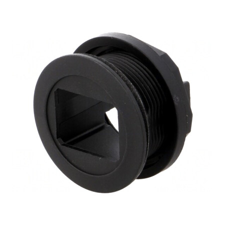 Carcasa neagră 22mm IP20 -25÷70°C | Electronic-mag.ro | Componente Electronice