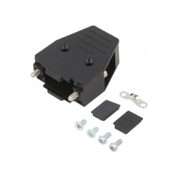 Carcasă pentru conectori D-Sub 9 și HD 15 pini | Electronic-mag.ro | Componente Electronice