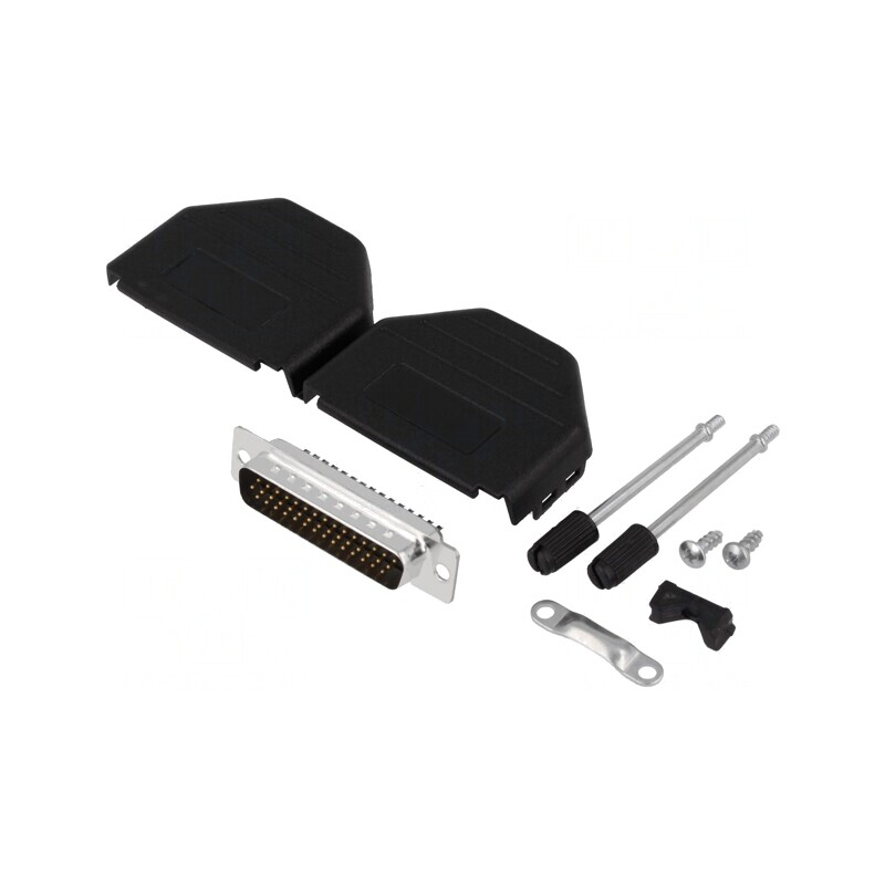 D-Sub HD 44-Pin Mufă Tată Lipire pe Cablu Set Complet | Electronic-mag.ro | Componente Electronice