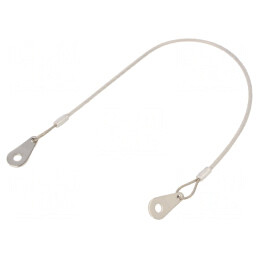Cablu de Asigurare PVC Oțel Inoxidabil 320mm | Electronic-mag.ro | Componente Electronice