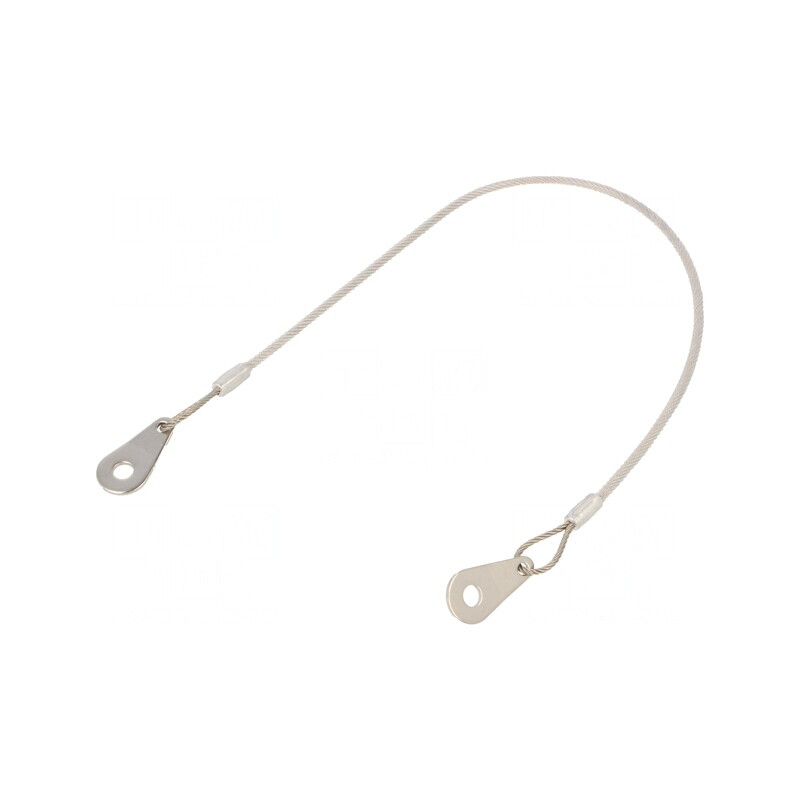 Cablu de Asigurare PVC Oțel Inoxidabil 320mm | Electronic-mag.ro | Componente Electronice
