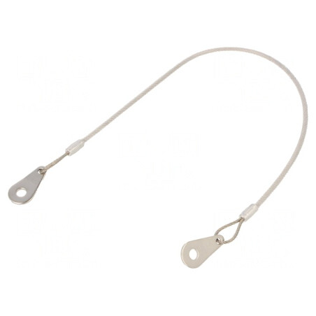 Cablu de Asigurare PVC Oțel Inoxidabil 320mm | Electronic-mag.ro | Componente Electronice