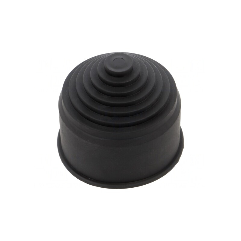 Capac de capăt conductă elastomer negru SILVYN K-EM | Electronic-mag.ro | Componente Electronice