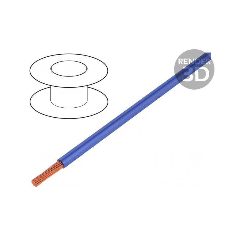 Cablu Silivolt®-2V Cu Silicon Albastru 1x2mm2 1,5kV | Electronic-mag.ro | Componente Electronice Cablu Silivolt®-2V Cu Silicon Albastru 1x2mm2 1,5kV | Electronic-mag.ro | Componente Electronice