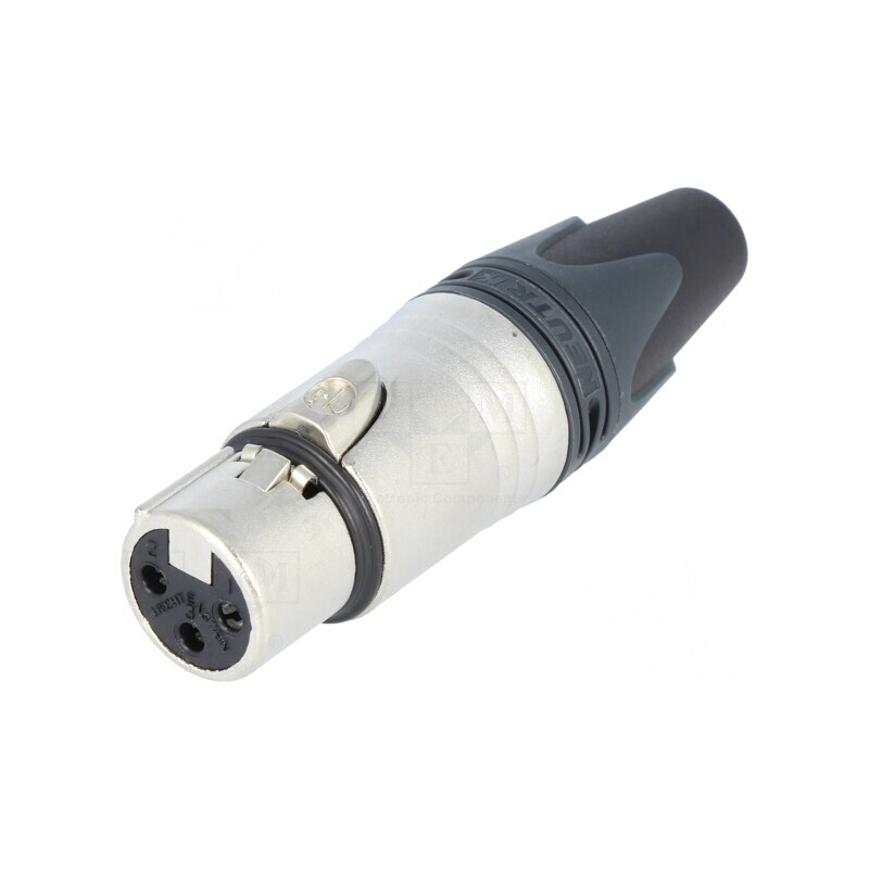 Mufă XLR Mamă 3-Pin pe Cablu | Electronic-mag.ro | Componente Electronice