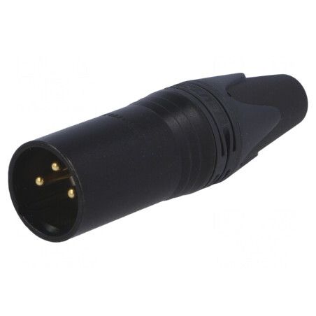 Mufă XLR Tată 3 Pin Drept pentru Lipire | Electronic-mag.ro | Componente Electronice