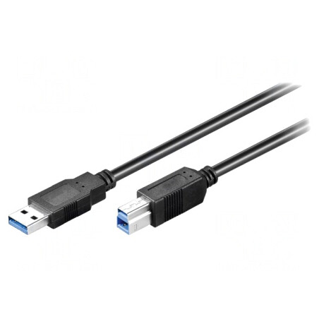 Cablu USB 3.0 1.8m Negru | Electronic-mag.ro | Componente Electronice