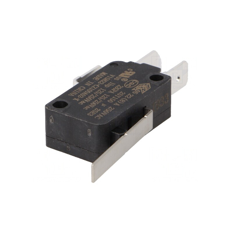Microîntrerupător SPDT cu Manetă 22A/250VAC | Electronic-mag.ro | Componente Electronice