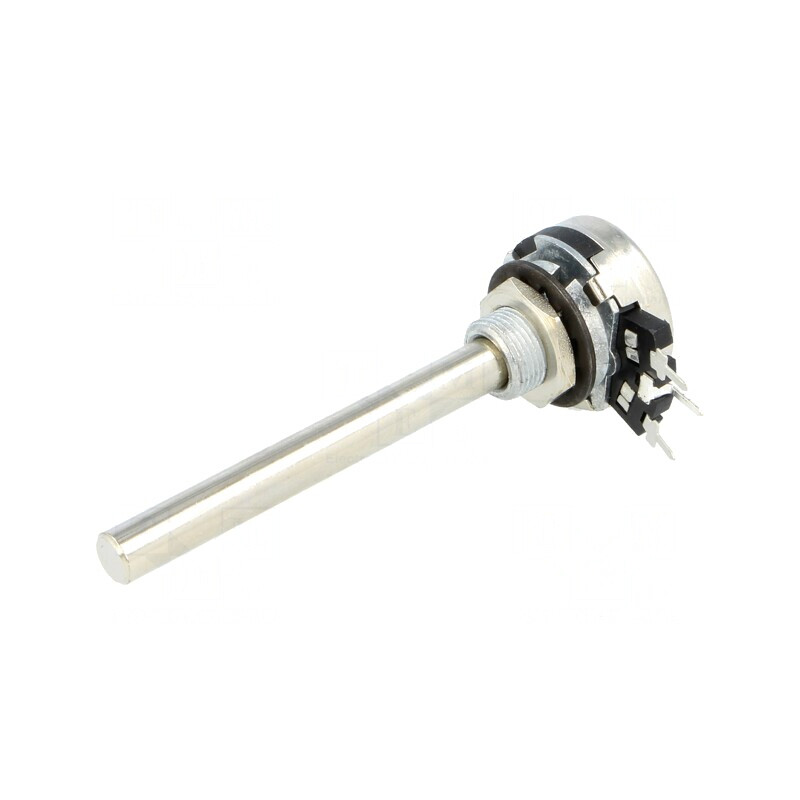 Potentiometru axial 5kΩ 200mW THT 6mm metalic | Electronic-mag.ro | Componente Electronice
